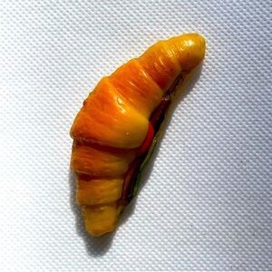 Vintage Croissant Shaped Magnet